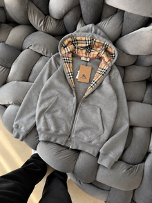 Burberry Premium Gri Hırka