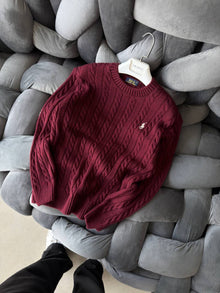 Polo Bordo Bisiklet Yaka Saç Örgü
