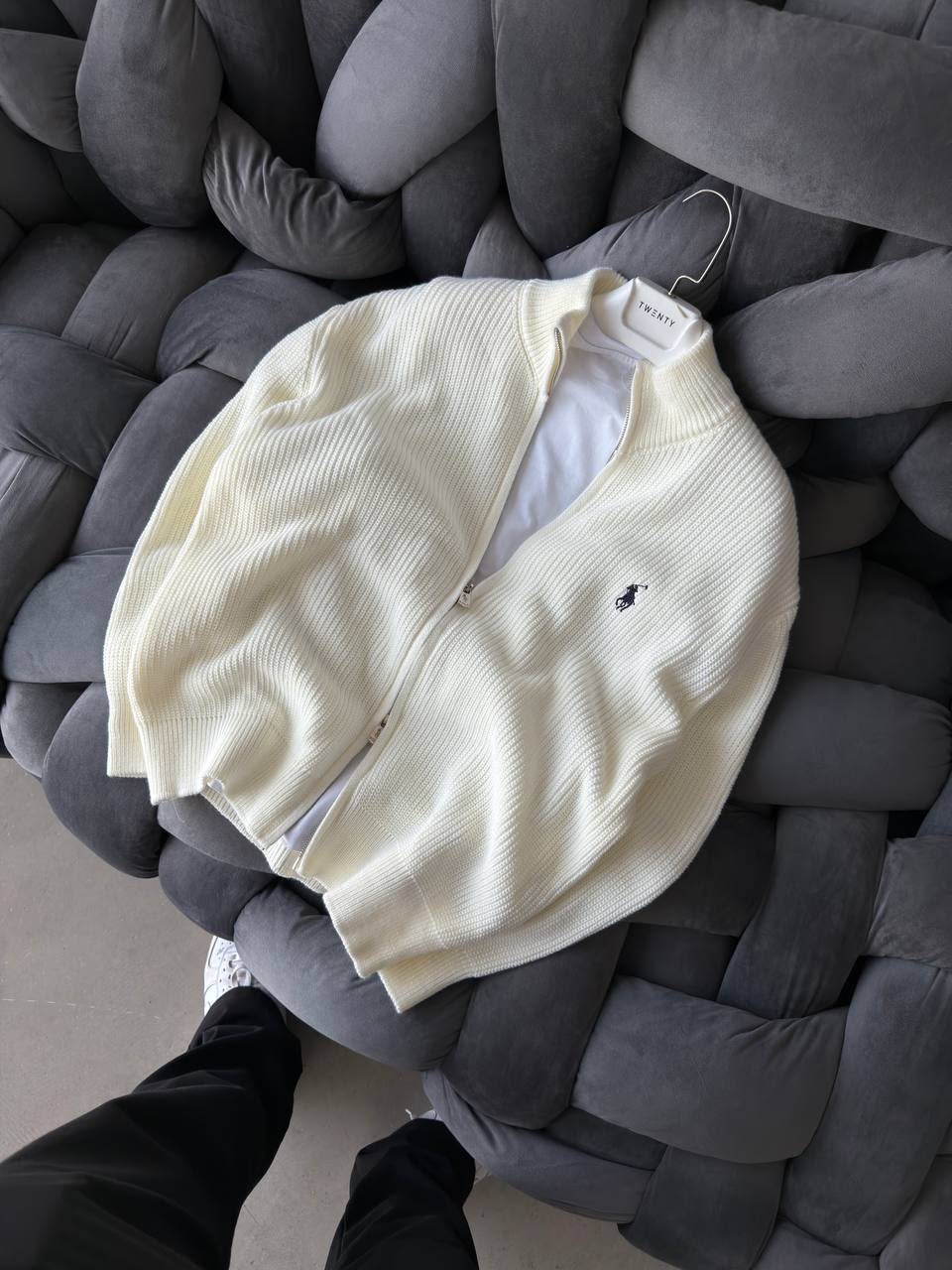 Polo Beyaz Hırka