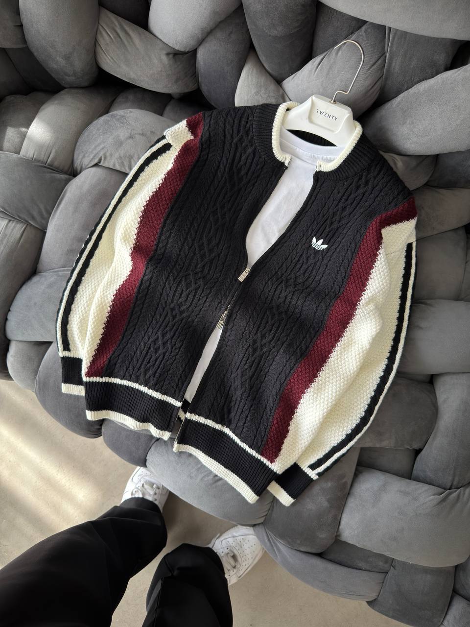 Adidas Premium Siyah Hırka