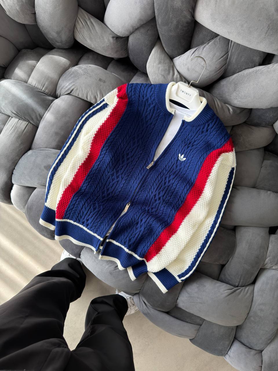 Adidas Premium Lacivert Hırka