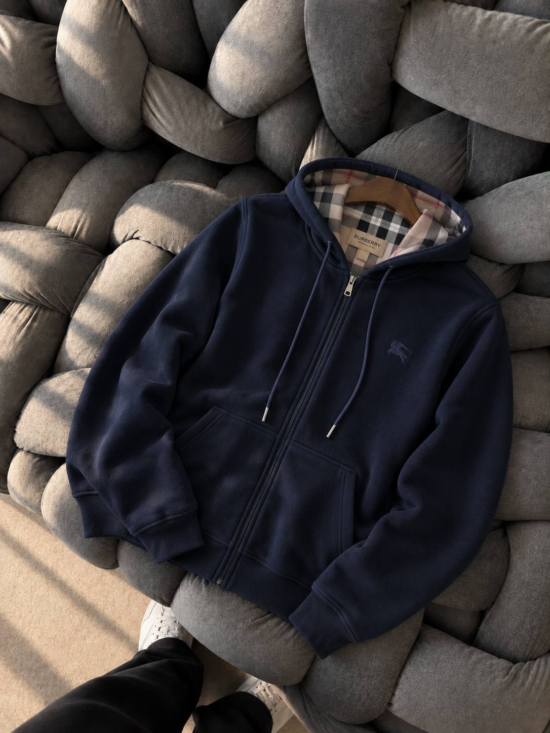 Burberry Premium Lacivert Hırka
