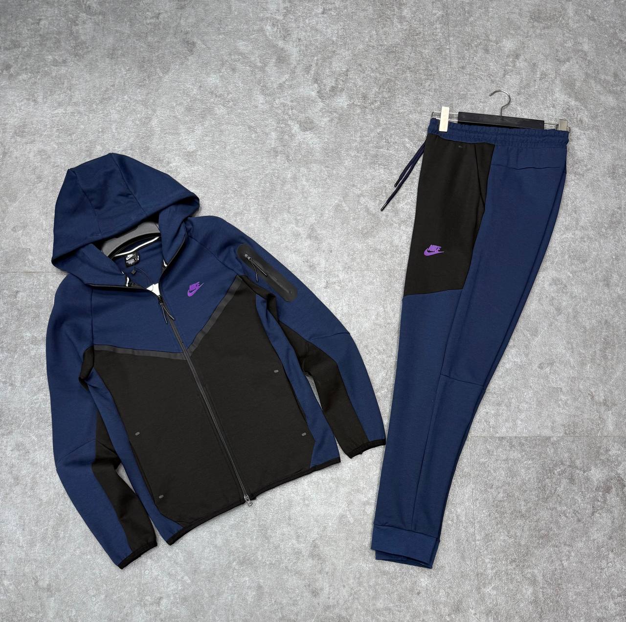 Nike Tech Fleece Lacivert-Siyah Eşofman Takımı